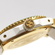  Shop Authentic Gucci Dive Quartz White Dial White Rubber Strap Unisex Watch - YA136322 - Luxxuri