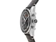  Shop Authentic Tag Heuer Autavia Chronometer Flyback Automatic Chronograph Black Dial Black Leather Strap Watch for Men - CBE511A.FC8279 - Luxxuri