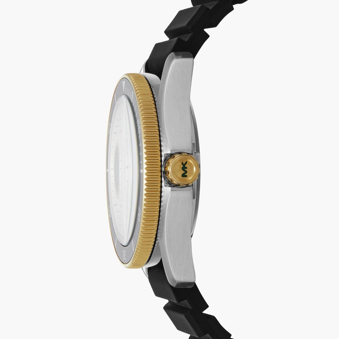  Shop Authentic Michael Kors Maritime Analog Green Dial Black Silicone Strap Watch for Men - MK9158 - Luxxuri