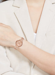  Shop Authentic Michael Kors Maren Chronograph Rose Gold Dial Rose Gold Steel Strap Watch for Women - MK7494 - Luxxuri