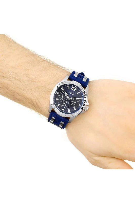  Shop Authentic Guess Oasis Multifunction Blue Dial Two Tone Steel Strap Watch for Men- W0366G2 - Luxxuri