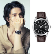  Shop Authentic Tissot Gentleman Powermatic 80 Silicium Black Dial Brown Leather Strap Watch For Men - T127.407.16.051.01 - Luxxuri