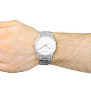  Shop Authentic Calvin Klein City Quartz White Dial Silver Steel Strap Watch for Men - K2G2G1Z6 - Luxxuri