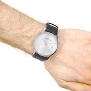  Shop Authentic Calvin Klein City Silver Dial Black Steel Strap Watch for Men - K2G2G1CX - Luxxuri