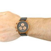  Shop Authentic Calvin Klein City Chronograph Black Dial Black Leather Strap Watch for Men - K2G17TC1 - Luxxuri