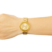  Shop Authentic Movado Bold Gold Dial Gold Steel Strap Watch For Women - 3600382 - Luxxuri