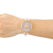  Shop Authentic Versace Palazzo Empire Pink Dial Pink Leather Strap Watch for Women - VCO030017 - Luxxuri