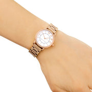  Shop Authentic Marc Jacobs Roxy White Dial Rose Gold Steel Strap Watch for Women - MJ3523 - Luxxuri
