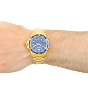  Shop Authentic Movado Series 800 Blue Dial Gold Steel Strap Watch For Men - 2600144 - Luxxuri