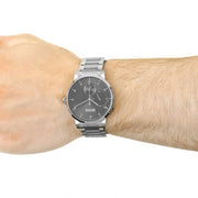  Shop Authentic Hugo Boss Oxygen Grey Dial Silver Steel Strap Watch for Men - 1513596 - Luxxuri