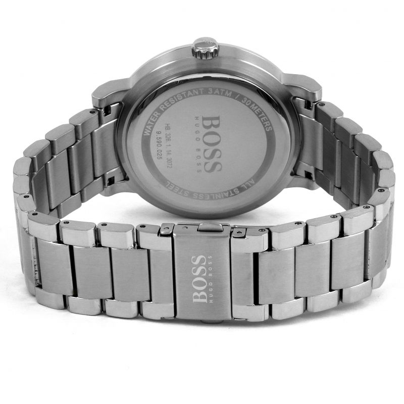  Shop Authentic Hugo Boss Oxygen Chronograph Blue Dial Silver Steel Strap Watch for Men - 1513597 - Luxxuri
