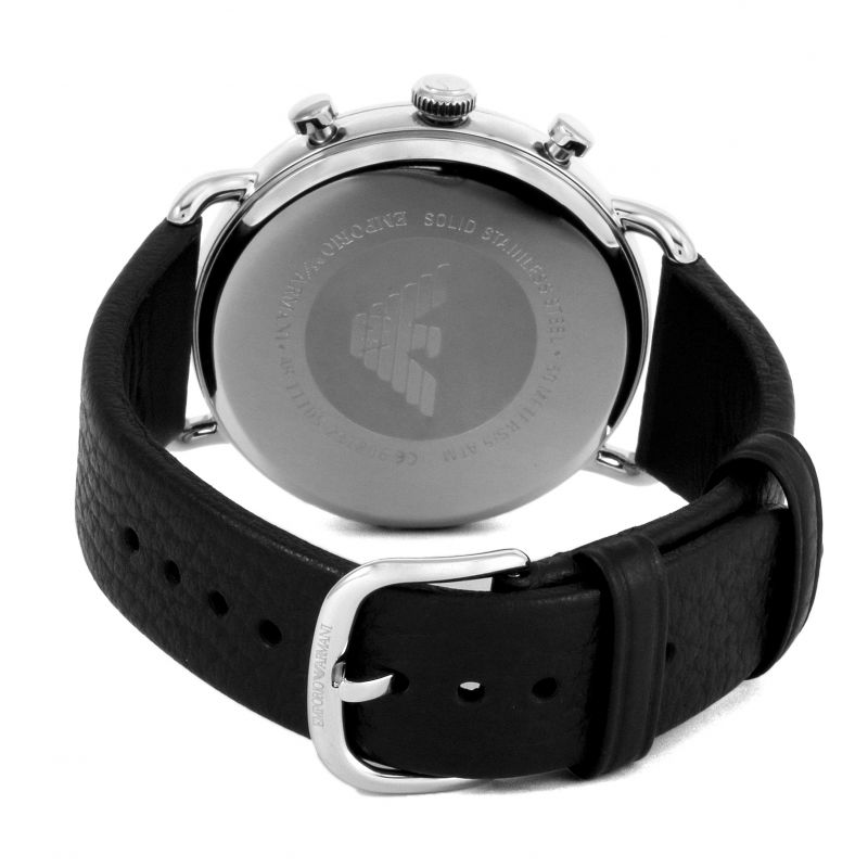  Shop Authentic Emporio Armani Aviator Blue Dial Blue Leather Strap Watch For Men - AR11105 - Luxxuri