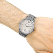  Shop Authentic Emporio Armani Renato Quartz Grey Dial Grey Steel Strap Watch For Men - AR11120 - Luxxuri