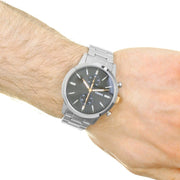  Shop Authentic Fossil Townsman Chronograph Grey Dial Silver Steel Strap Watch for Men - FS5407 - Luxxuri