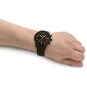  Shop Authentic Fossil Townsman Chronograph Black Dial Brown Leather Strap Watch for Men - FS5437 - Luxxuri