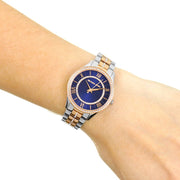  Shop Authentic Michael Kors Lauryn Quartz Blue Dial Two Tone Steel Strap Watch For Women - MK3929 - Luxxuri