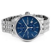  Shop Authentic Hugo Boss Jet Blue Dial Silver Steel Strap Watch for Men - 1513384 - Luxxuri