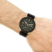  Shop Authentic Tommy Hilfiger Austin Black Dial Black Rubber Strap Watch for Men - 1791636 - Luxxuri