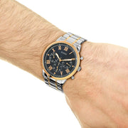  Shop Authentic Guess Hendrix Chronograph Blue Dial Two Tone Steel Strap Watch for Men - W1309G4 - Luxxuri