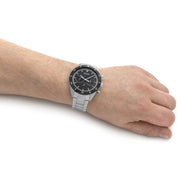  Shop Authentic Hugo Boss Santiago Black Dial Silver Steel Strap Watch for Men - 1513862 - Luxxuri