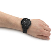  Shop Authentic Fossil Neutra Chronograph Black Dial Black Steel Strap Watch for Men - FS5474 - Luxxuri