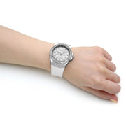  Shop Authentic Guess Venus Diamonds White Dial White Rubber Strap Watch for Women - GW0118L3 - Luxxuri