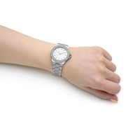  Shop Authentic Michael Kors Lennox Three Hand Silver Dial Silver Steel Strap Watch For Women - MK7280 - Luxxuri