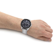  Shop Authentic Hugo Boss Supernova Chronograph Black Dial Silver Steel Strap Watch for Men - 1513359 - Luxxuri