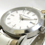  Shop Authentic Burberry Heritage Nova Heritage White Dial Leather Strap Watch for Women - BU1395 - Luxxuri