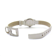  Shop Authentic Marc Jacobs Henry Dinky White Dial White Leather Strap Watch for Women - MBM1234 - Luxxuri