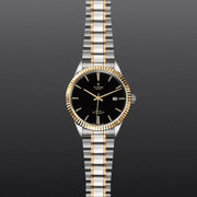  Shop Authentic Tudor Style Automatic Black Dial Two Tone Steel Strap Watch for Men - M12713-0005 - Luxxuri
