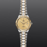  Shop Authentic Tudor Style Automatic Diamonds Gold Dial Two Tone Steel Strap Watch for Men - M12713-0007 - Luxxuri