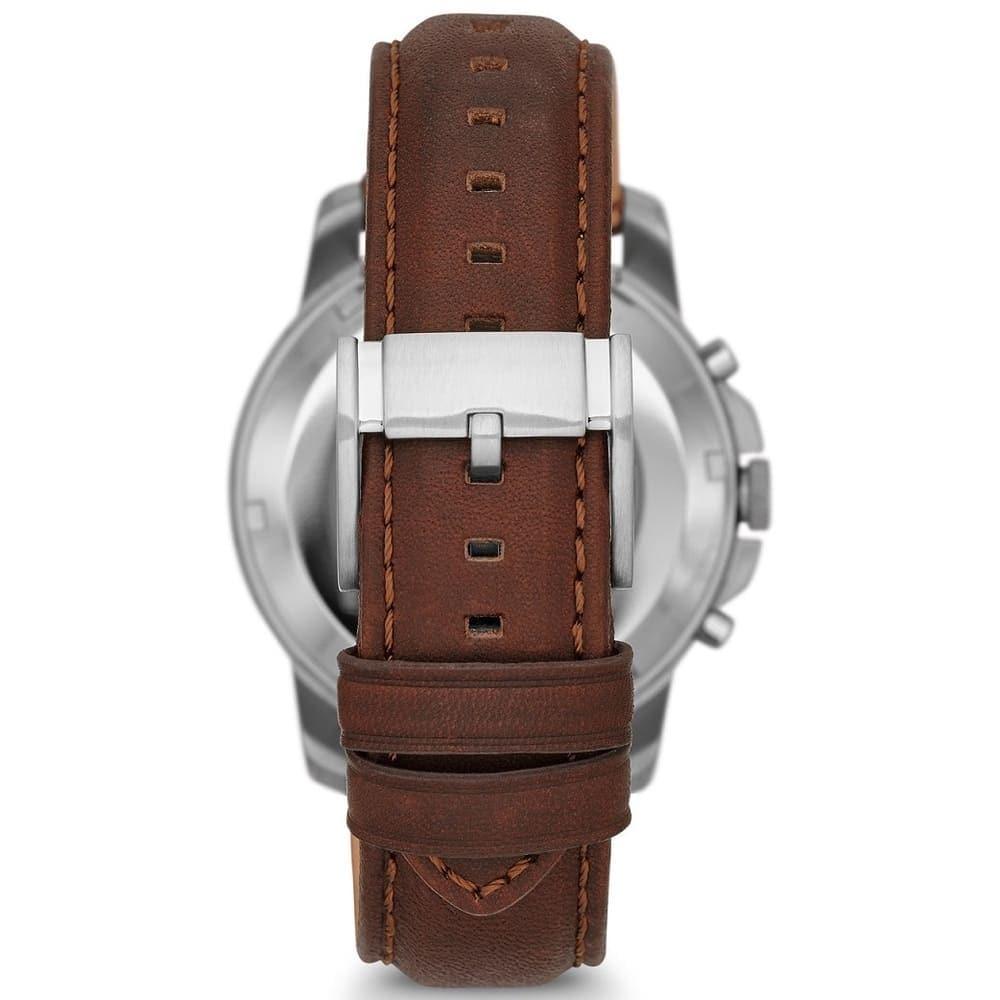  Shop Authentic Fossil Grant Automatic Skeleton Black Dial Brown Leather Strap Watch for Men - ME3095 - Luxxuri