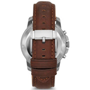  Shop Authentic Fossil Grant Automatic Skeleton Black Dial Brown Leather Strap Watch for Men - ME3095 - Luxxuri