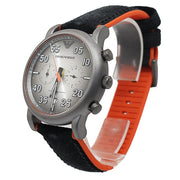  Shop Authentic Emporio Armani Chronograph Quartz Grey Dial Black Leather Strap Watch For Men - AR11174 - Luxxuri