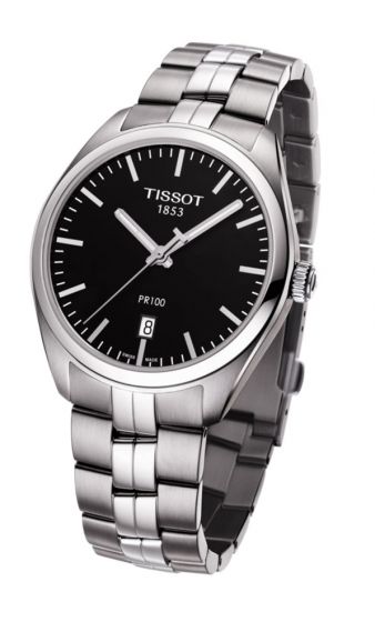  Shop Authentic Tissot PR 100 Sport Chic Quartz Stainless Steel Watch For Men - T101.410.11.051.00 - Luxxuri