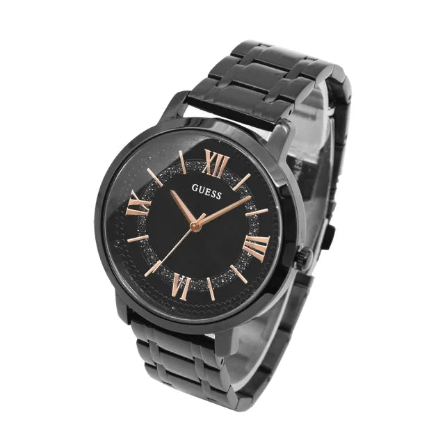  Shop Authentic Guess Montauk Black Tone Stainless Steel Watch For Women - W0933L4 - Luxxuri