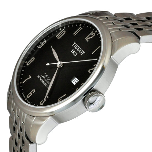  Shop Authentic Tissot Le Locle Powermatic 80 Black Dial Silver Steel Strap Watch For Men - T006.407.11.052.00 - Luxxuri