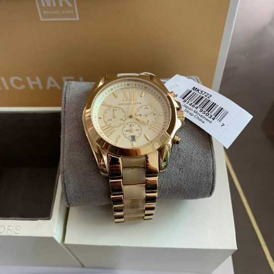  Shop Authentic Michael Kors Bradshaw Gold Dial Gold Steel Strap Watch for Women - MK5722 - Luxxuri