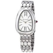  Shop Authentic Bvlgari Serpenti Seduttori Quartz White Dial Silver Steel Strap Watch for Women - SERPENTI103141 - Luxxuri