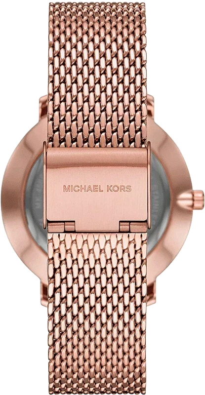 Shop Authentic Michael Kors Pyper Analog Black Dial Rose Gold Mesh Strap Watch For Women - MK4566 - Luxxuri