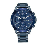  Shop Authentic Tommy Hilfiger Bank Quartz Blue Dial Blue Steel Strap Watch for Men - 1791720 - Luxxuri