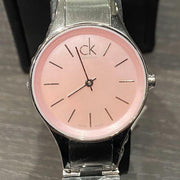  Shop Authentic Calvin Klein Simplicity Pink Dial Silver Steel Strap Watch for Women - K432314E - Luxxuri