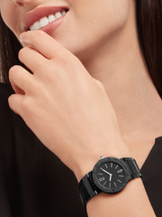  Shop Authentic Bvlgari Bvlgari Lady Black Dial Black Steel Strap Watch for Women - BVLGARI103557 - Luxxuri