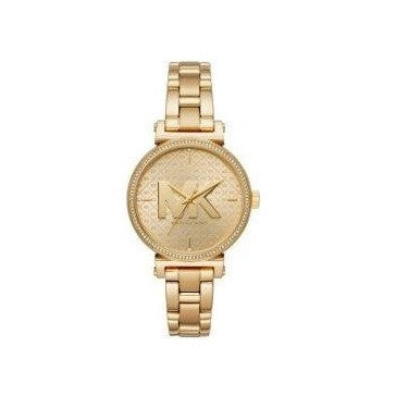  Shop Authentic Michael Kors Sofie Quartz Gold Dial Gold Steel Strap Watch For Women - MK4334 - Luxxuri