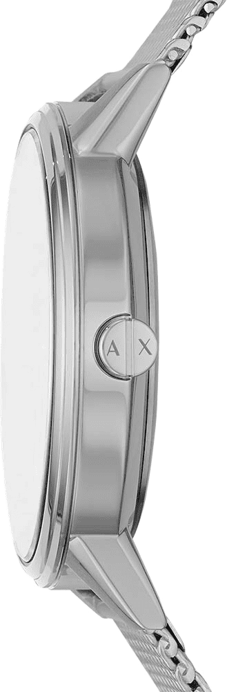  Shop Authentic Armani Exchange Cayde Chronograph Black Dial Silver Mesh Strap Watch For Men - AX2714 - Luxxuri