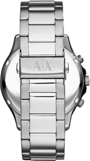  Shop Authentic Armani Exchange Hampton Chronograph Black Dial Silver Steel Strap Watch For Men - AX2152 - Luxxuri