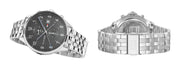 Shop Authentic Tommy Hilfiger West Quartz Black Dial Silver Steel Strap Watch For Men - 1791707 - Luxxuri