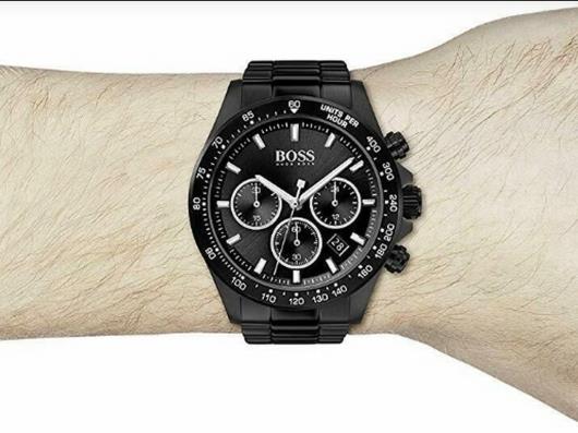  Shop Authentic Hugo Boss Hero Black Dial Black Steel Strap Watch for Men - 1513754 - Luxxuri