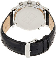  Shop Authentic Tommy Hilfiger Harrison Chronograph Black Dial Black Leather Strap Watch for Men - 1790875 - Luxxuri